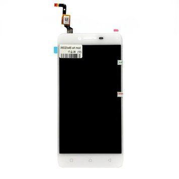Дисплей LCD Lenovo A6020a46 Vibe K5 Plus with touch screen white 00000000873 фото