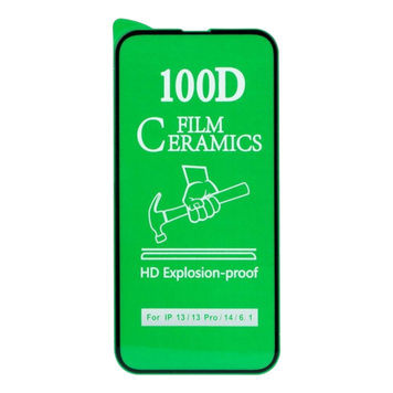 Защитная пленка CERAMIC iPhone 13/13 Pro Black тех упак 00000006268 фото