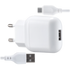 МЗП XO L37 2.1A/1USB + MicroUSB (Белый) 00000008202 фото 1
