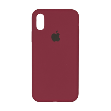 Чохол Silicone Case Full for iPhone X/XS Marsala 00000007413 фото