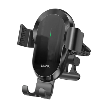 ОЗУ Hoco CA105 Guide 3-axis linkage wireless charging car holder 15W Black 00000008655 фото