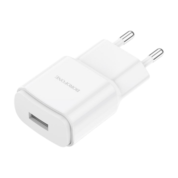 МЗП Borofone BA48A 1USB/2.1A White 00000007360 фото